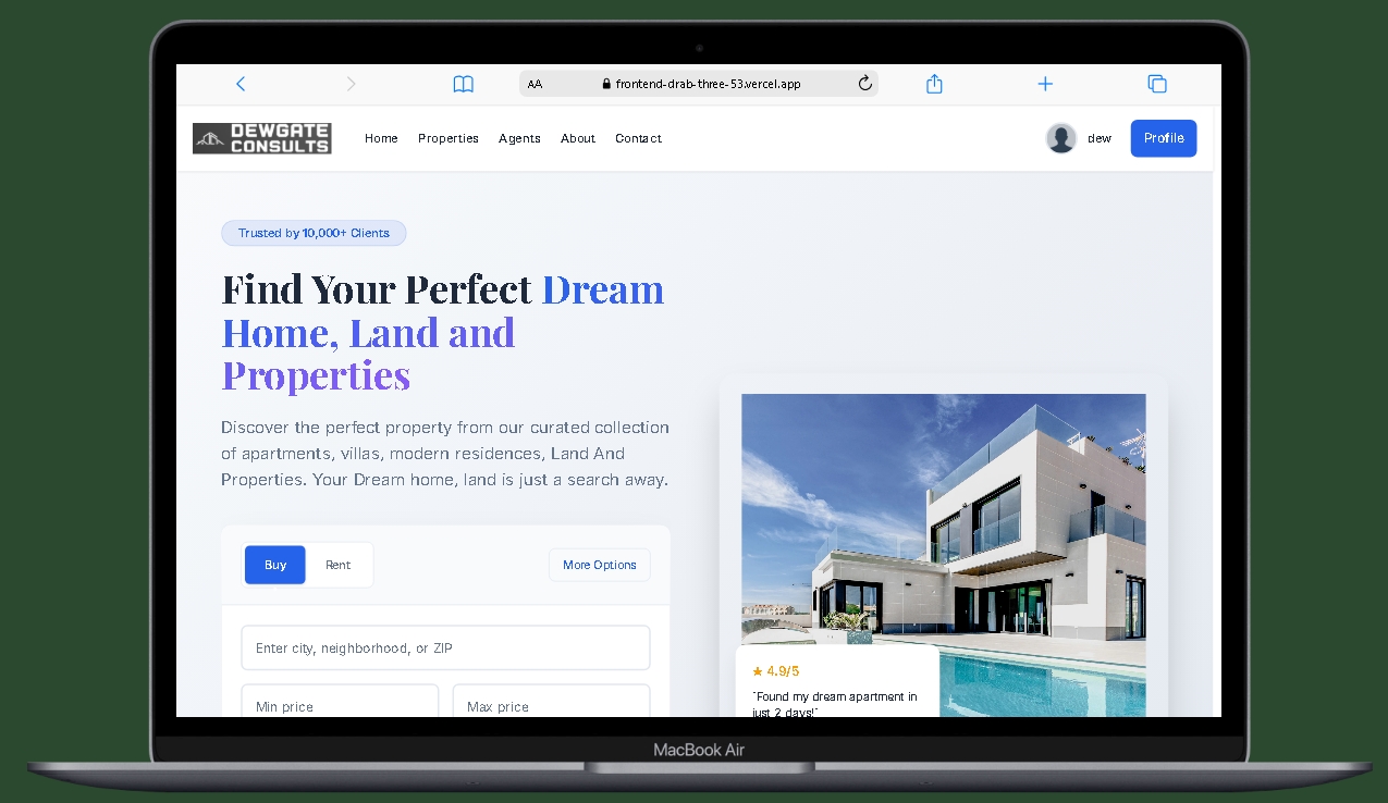 Dewgates Consults Web-App (level 3)